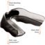Shock Doctor Pro Mouth Guard, Adult, Strapless