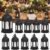 SHYMERY Mini linterna con velas LED parpadeantes