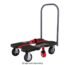 SNAP-LOC 1500 LB All-Terrain Black OPS Push CART with Steel Frame, 6 inch Casters, Push Bar and Optional E-Strap Attachment