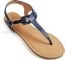 Soles & Souls Flat T-Strap Thong Sandal for Women, Brown-1, 8
