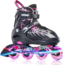 Sowume Adjustable Inline Skates for Girls and Boys, Roller Blades Skates with All Light Up Wheels, Patines para Mujer for Kids and Adults, Men and Women