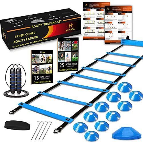 HLYWEI Juego de entrenamiento de agilidad y velocidad