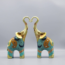SUGUTEE Good Luck Large Elephant Statue Decorations for Home, Elephant Figurines Statues Home Decor, Elephant Gifts, Elephant Figurines with Trunk Up ( 2 Pcs Medium )