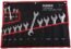 Sunex 9914A 14 Piece Angle Head SAE Wrench Set (FULL POLISH) CRV