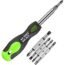 SUNHZMCKP 8 in 1 Screwdriver, Portable multi-purpose screwdriver，High- Strength Bits, Phillips, Slotted, Torx，Suitable for outdoor and daily repair tools,The best tool gift