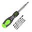 SUNHZMCKP 8 in 1 Screwdriver, Portable multi-purpose screwdriver，High- Strength Bits, Phillips, Slotted, Torx，Suitable for outdoor and daily repair tools,The best tool gift