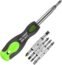 SUNHZMCKP 8 in 1 Screwdriver, Portable multi-purpose screwdriver，High- Strength Bits, Phillips, Slotted, Torx，Suitable for outdoor and daily repair tools,The best tool gift