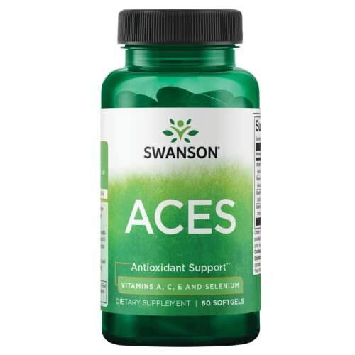 Swanson Vitaminas A, C, E y selenio (ACES) – Promueve la salud celular