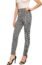 SweatyRocks Women's Casual Skinny Leggings Stretchy High Waisted Work Pants Black White Plaid Large