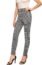 SweatyRocks Women's Casual Skinny Leggings Stretchy High Waisted Work Pants Black White Plaid Large
