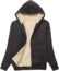 SWISSWELL Hoodies for Women Winter Fleece Sweatshirt - Full Zip Up Thick Sherpa Lined Black S