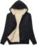 SWISSWELL Hoodies for Women Winter Fleece Sweatshirt - Full Zip Up Thick Sherpa Lined Black S