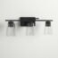 3-Light Vanity Light Fixture, 5-Piece All-in-One Bathroom Set (E26 Bulb Base), Oil Rubbed Bronze Wall Sconce Lighting W/ Glass Shads, ETL Listed (Bulb not Included)