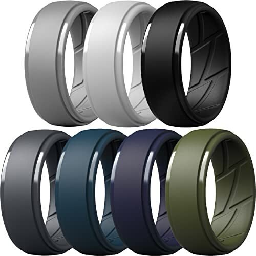 ThunderFit – Anillo de silicona, para boda