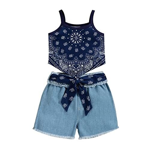 Conjunto de ropa de verano para bebé y niña