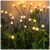 TONULAX Luces solares de jardín, luz solar oscilante, balanceo por el viento