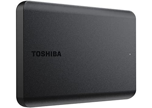 Toshiba Canvio Basics – Disco duro externo portátil de 1 TB USB 3.0, color negro