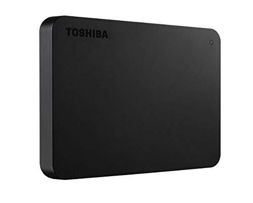 Toshiba Canvio Basics HDTB440XK3CA – Disco duro externo portátil de 4TB USB 3.0, color negro