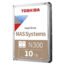 Toshiba N300 10TB NAS 3.5-Inch Internal Hard Drive - CMR SATA 6 Gb/s 7200 RPM 256 MB Cache - HDWG11AXZSTA