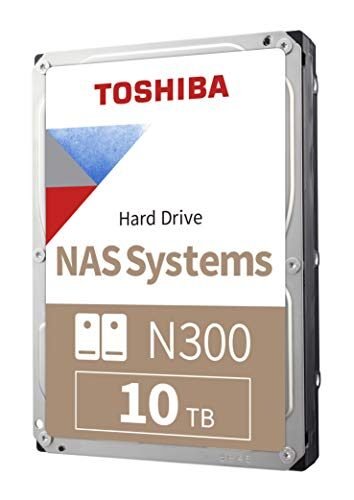 Toshiba N300 – Disco duro interno NAS de 10 TB de 3.5 pulgadas