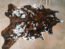 Tricolor Brazilian Cowhide Area Rug, Cowskin Leather Hide for Home Living Room Size XL Approximately 7 to 8 feet Long x 6 to 7 feet Wide (XL) by Pergamino