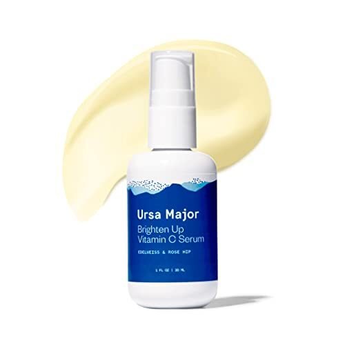 Ursa Major Suero natural de vitamina C | Fórmula iluminadora revitaliza