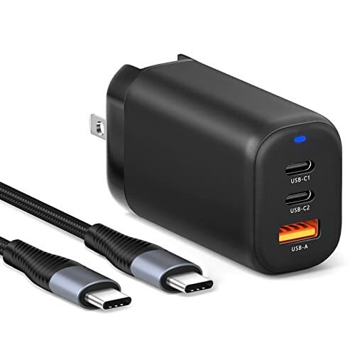 Deegotech GaN II PD3.0(PPS) Cargador rápido USB C de 65 W