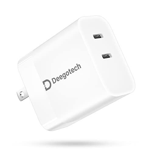 Deegotech – Cargador USB C, adaptador de corriente compacto de 35 W