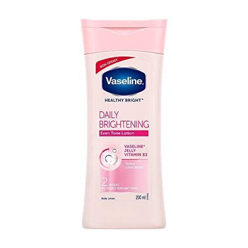 Vaseline Loción corporal aclarante blanca saludable, 6.8 fl oz