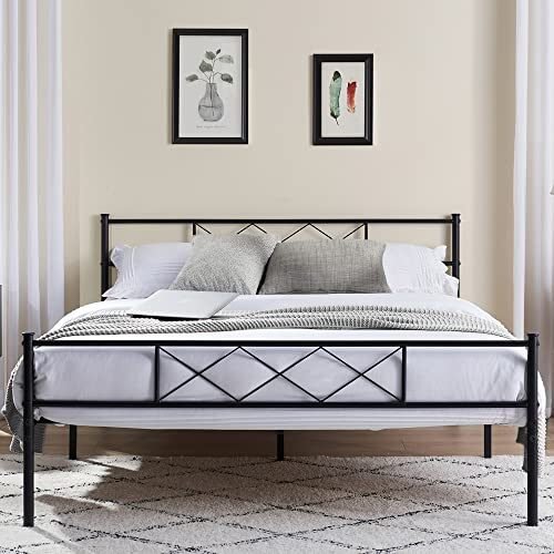 Vecelo – Base de colchón con cabecera y pie de cama