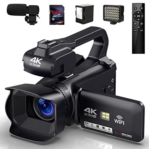 Cámara de video 4K HD Auto Focus Videocámara 48MP 60FPS 30X