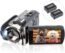 Video Camera Camcorder Digital Camera Recorder kicteck Full HD 1080P 15FPS 24MP 3.0 Inch 270 Degree Rotation LCD 16X Zoom Camcorder with 2 Batteries(604s)