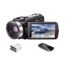 Video Camera Camcorder Full HD 1080P 30FPS 24.0 MP IR Night Vision Vlogging Camera Recorder 3.0 Inch IPS Screen 16X Zoom Camcorders Camera Remote Control with 2 Batteries