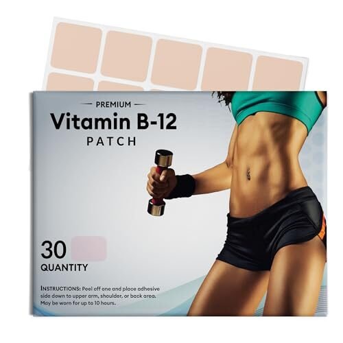 VitaPatch Parche de vitamina B12 para Energy Plus