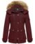 WenVen Women's Heavy Winter Coat Thicken Outerwear Long Hooded Puffer Jacket with Removable Hood(Beige,M)