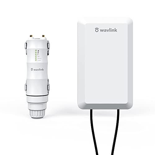 WAVLINK Extensor WiFi para exteriores, kit AP/repetidor CPE resistente a la intemperie