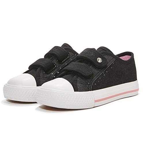 Weestep Zapatillas casuales con purpurina para niños