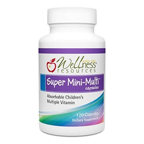 Super Mini-Multi – Cápsulas ingibles multivitamínicas para niños con folato de metilo
