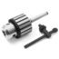 Drill Chuck, 3pcs Drill Chuck Adapter(0.3-3.6mm, 0.6-8mm, 1.5-10mm) with 1/4” Quick Change Hex Shank, Chuck Key and 1/2” Dr. x 1/4” Quick Change Hex adapter, for Impact Drill Tool Attachment