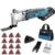WESCO Kit de herramientas oscilantes inalámbricas de 20 V, multiherramienta oscilante de 2.0 Ah