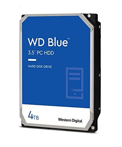 Western Digital Disco duro interno de PC azul de 4 TB WD