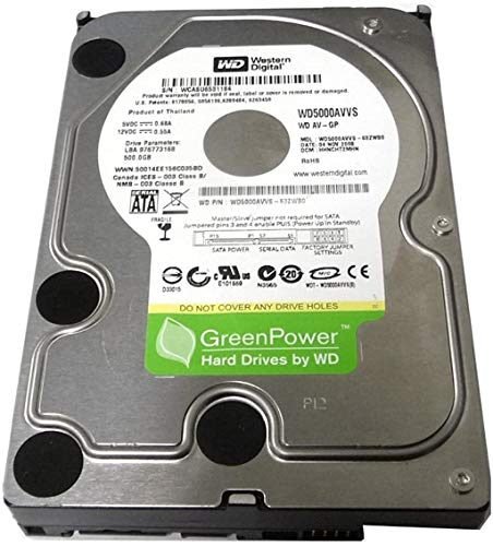 Western Digital AV 500 GB caché de 8 MB SATA2 de 3.5 pulgadas