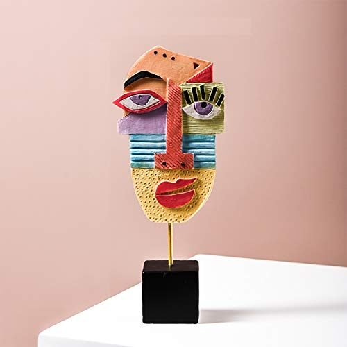Wink – Escultura abstracta de resina hecha a mano para decoración del hogar