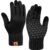 Guantes de punto de invierno cálidos dedos completos para hombres