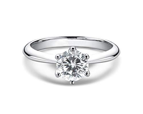 WOAINI – Anillo de moissanita de 0.5 a 3 quilates