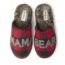 Dearfoams Women's Mama Bear Slipper, Red/Blue Plaid, Large