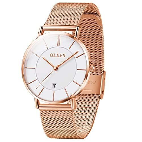 OLEVS Reloj para mujer, reloj de vestir ultrafino de cara grande