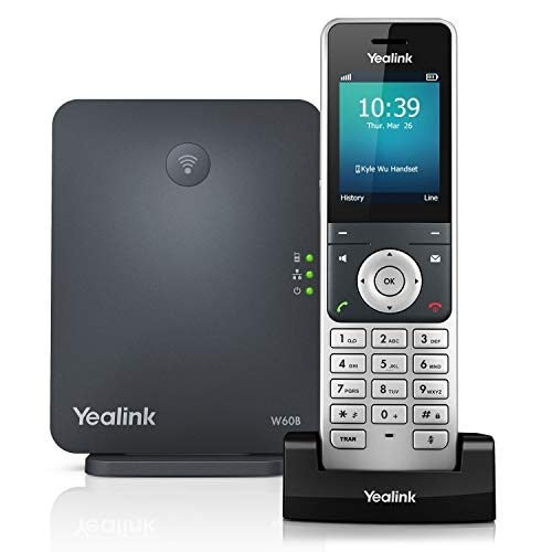 Yealink W60P, teléfono inalámbrico DECT sobre IP y estación de base