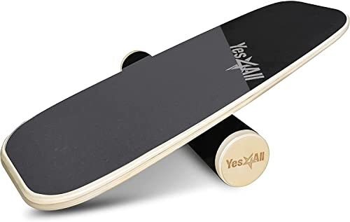 Yes4All Premium Surf Balance Board Trainer con topes ajustables