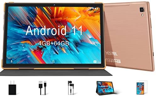 YESTEL Tablet 10 pulgadas Android 11 Ultra-Strong Tablets Procesador Octa-Core